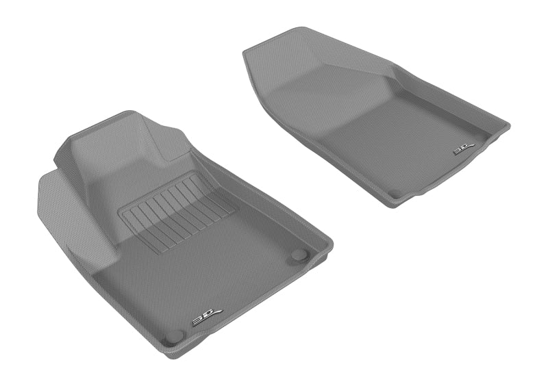 3D MAXpider L1JP01511501 2015-2020 Jeep Cherokee Kagu 1st Row Floormat - Gray