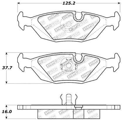 StopTech Performance Brake Pads - eliteracefab.com