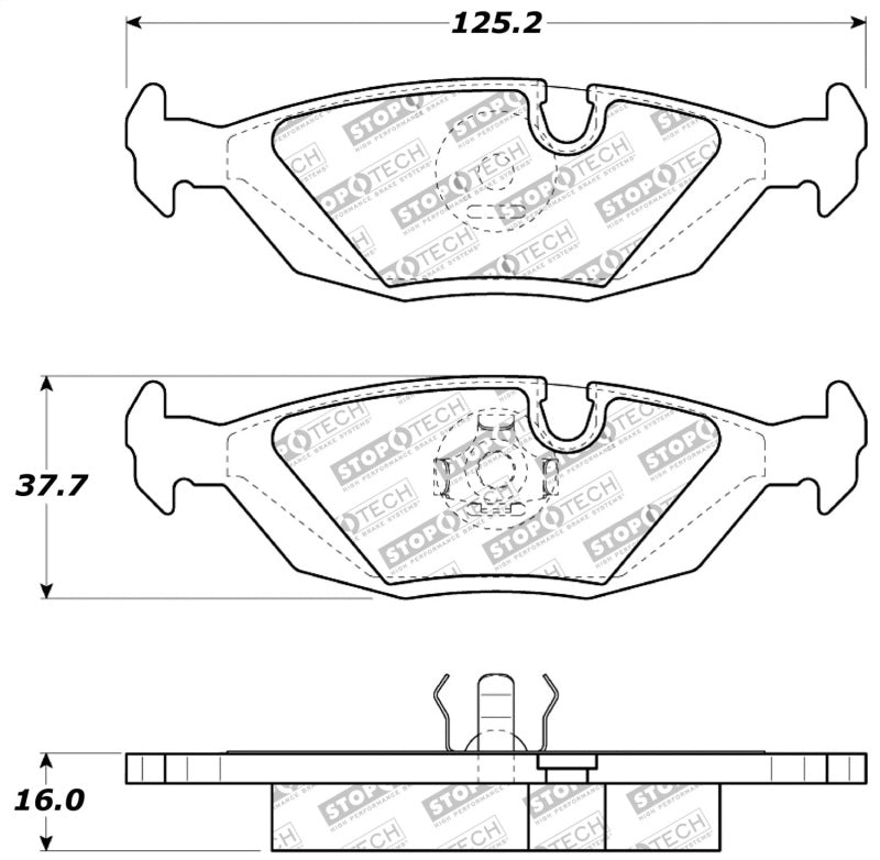 StopTech Performance Brake Pads - eliteracefab.com