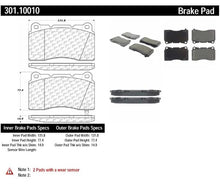 Load image into Gallery viewer, CENTRIC CENTRIC PREMIUM CERAMIC BRAKE PADS, 301.10010 - eliteracefab.com