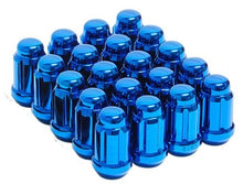 Load image into Gallery viewer, WHEEL MATE MUTEKI CLOSED END LUG NUTS – BLUE 12×1.50