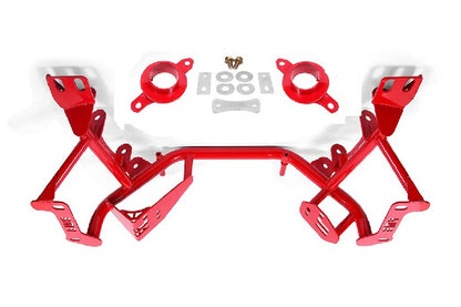 BMR K-MEMBER W/SPRING PERCHES STANDARD VERSION RED (79-95 MUSTANG) - eliteracefab.com