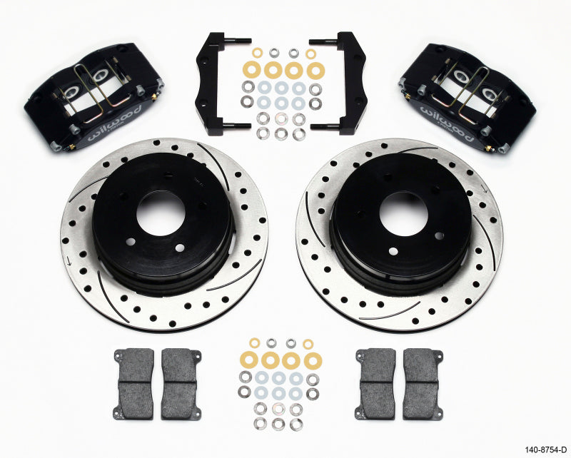 Wilwood Dynapro Radial Rear Kit 12.19in Drilled 2004-2006 Pontiac GTO Wilwood