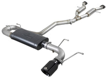 Load image into Gallery viewer, aFe Large Bore HD 3in 304 SS Cat-Back Exhaust w/ Black Tips 14-19 Jeep Grand Cherokee (WK2) V6-3.6L - eliteracefab.com