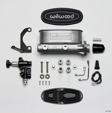 Load image into Gallery viewer, Wilwood HV Tandem M/C Kit w L/H Bracket &amp; Prop Valve - 1 1/8in Bore - eliteracefab.com