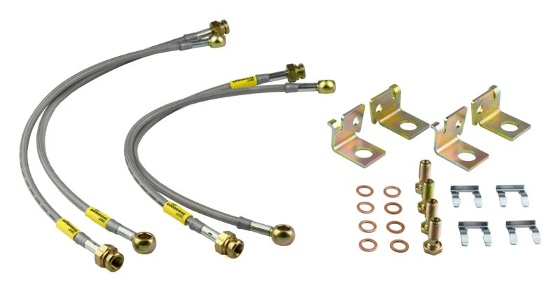 Goodridge 06-13 Chevrolet Corvette Z06/ZR1/Grand Sport Stainless Steel Brake Lines Kit - eliteracefab.com