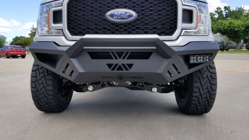 Road Armor 18-20 Ford F150 SPARTAN Front Bumper - Tex Blk - eliteracefab.com