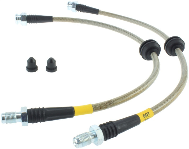 StopTech 2013-2014 Ford Focus ST (Euro Only) Stainless Steel Front Brake Lines - eliteracefab.com