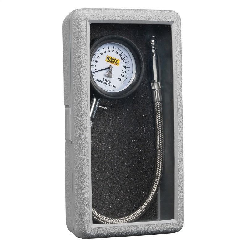 Autometer 0-15PSI Lo-Pressure Tire Pressure Gauge 2159