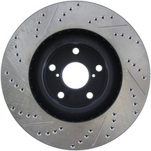 Load image into Gallery viewer, StopTech 5/93-98 Toyota Supra Turbo Left Front Slotted &amp; Drilled Rotor - eliteracefab.com