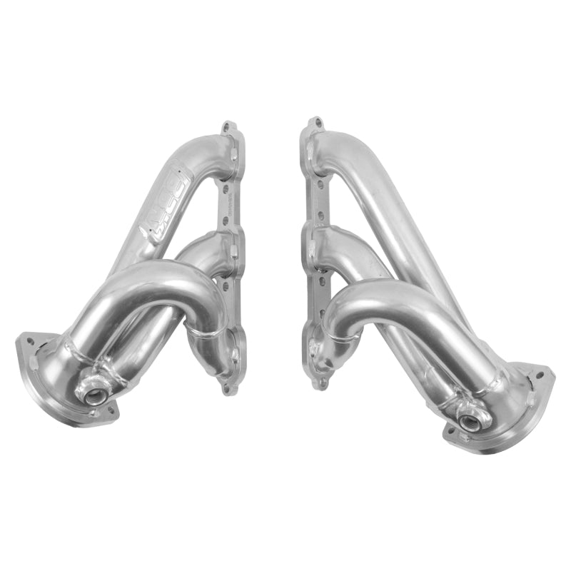 BBK Dodge Challenger Charger 300 V6 3.5 1-5/8 Shorty Headers - Polished Silver Ceramic 06-10 BBK