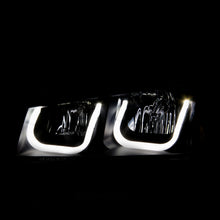 Load image into Gallery viewer, ANZO USA Chevrolet Silverado Projector Headlights W/ U-Bar Black; 2003-2006 - eliteracefab.com