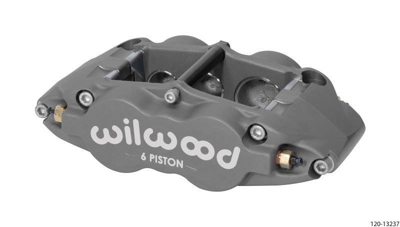 Wilwood Caliper-Forged Superlite 6R-R/H 1.62/1.12/1.12in Pistons 0.81in Disc - eliteracefab.com