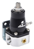 Aeromotive EFI Bypass Fuel Pressure Regulator 30-70 PSI Black with Silver 13129