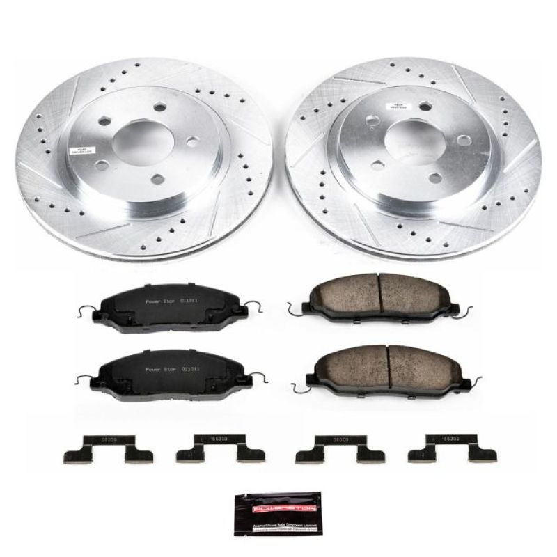 Power Stop 05-11 Ford Mustang Rear Z23 Evolution Sport Brake Kit - eliteracefab.com