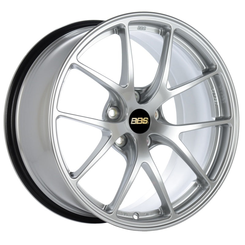 BBS RI-A 18x10.5 5x120 ET25 Diamond Silver Wheel -82mm PFS/Clip Required RIA010DS