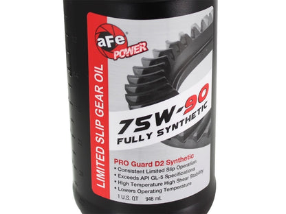 aFe Pro Series Rear Diff Cover Kit Black w/ Gear Oil 86-16 Ford F-250/F-350 V8 7.3L/6.0L/6.4L/6.7L - eliteracefab.com