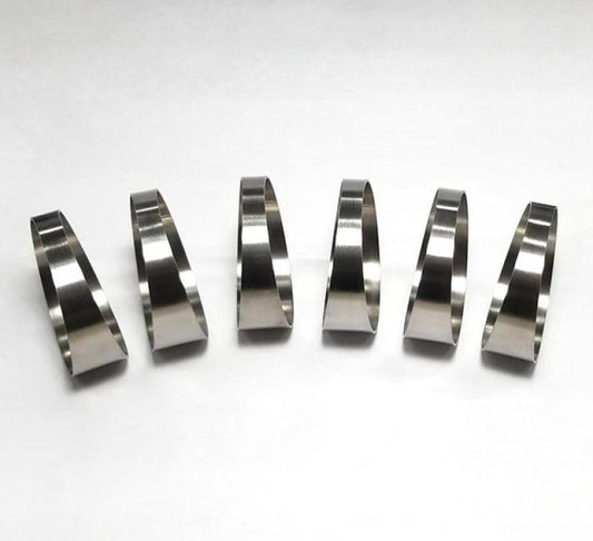 Ticon 1.5in 7.5° 2.25in CLR Loose Radius 1mm Wall Titanium Pie Cuts 6pk