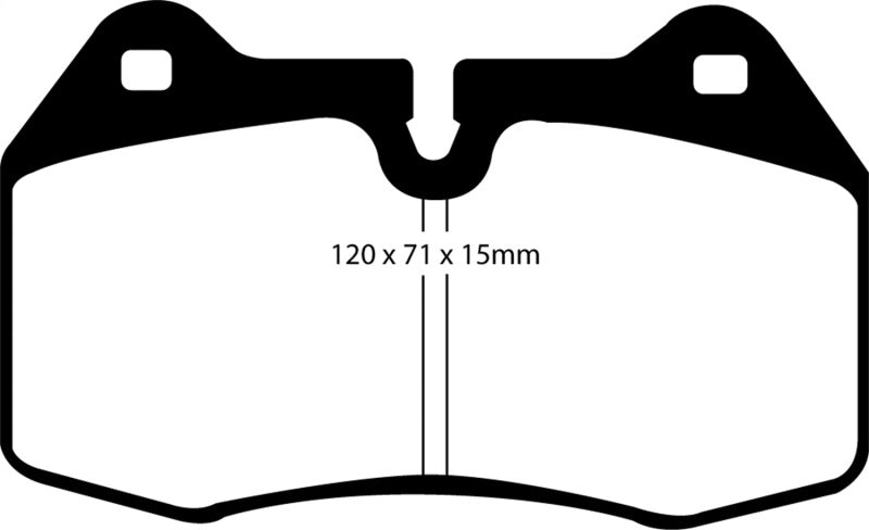 EBC 03-04 Infiniti G35 3.5 (Manual) (Brembo) Bluestuff Front Brake Pads - eliteracefab.com