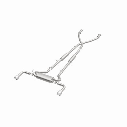 MagnaFlow 14 Infiniti Q50 V6 3.7L Cat-Back Polished Stainless Tips Dual Split Rear Exit Exhaust Magnaflow
