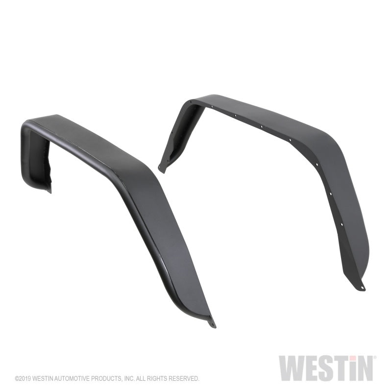 Westin 2020 Jeep Gladiator Tube Fenders - Rear - Textured Black