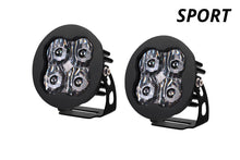 Load image into Gallery viewer, Diode Dynamics SS3 LED Pod Sport - White SAE Driving Round (Pair)