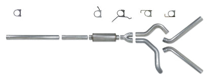 Diamond Eye KIT 4in CB DUAL SS: 2004.5-2007.5 DODGE CUMMINS 600 Diamond Eye Performance