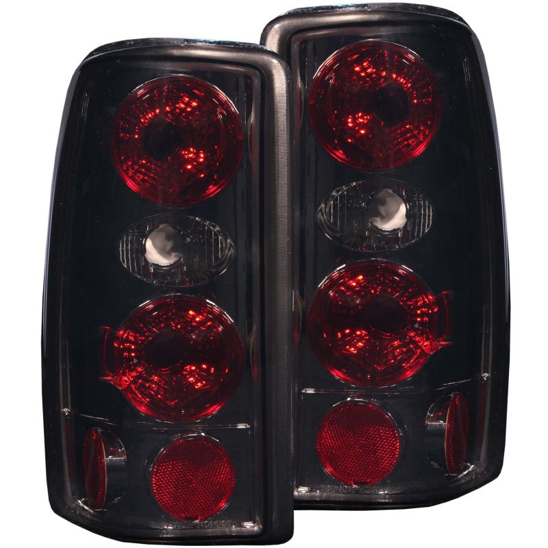 ANZO USA Chevrolet Suburban Taillights Smoke; 2000-2006 - eliteracefab.com