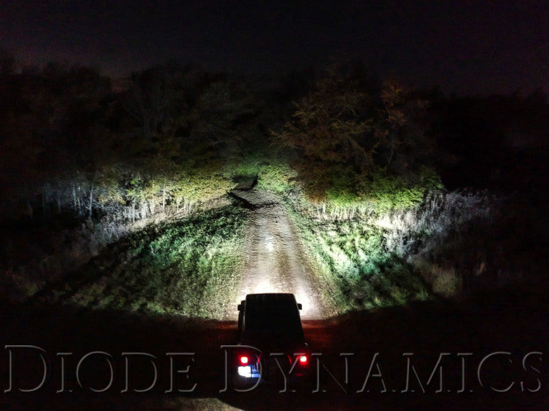 Diode Dynamics SS3 LED Pod Max - White SAE Fog Round (Single)