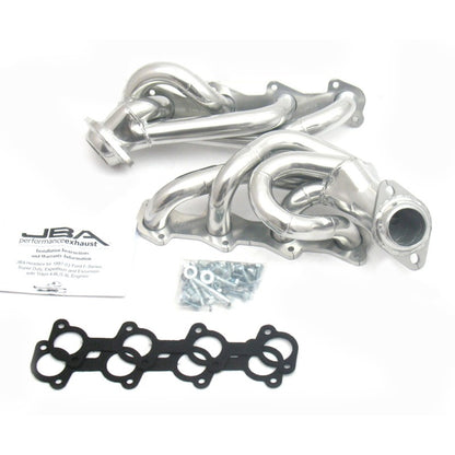 JBA 97-03 Ford F-150 5.4L 2V 1-1/2in Primary Silver Ctd Cat4Ward Header JBA