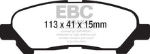 Load image into Gallery viewer, EBC 09-13 Toyota Highlander 2.7 2WD/4WD Ultimax2 Rear Brake Pads - eliteracefab.com