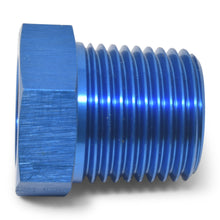 Load image into Gallery viewer, Russell Performance 3/8in Male to 1/8in Female Pipe Bushing Reducer (Blue)