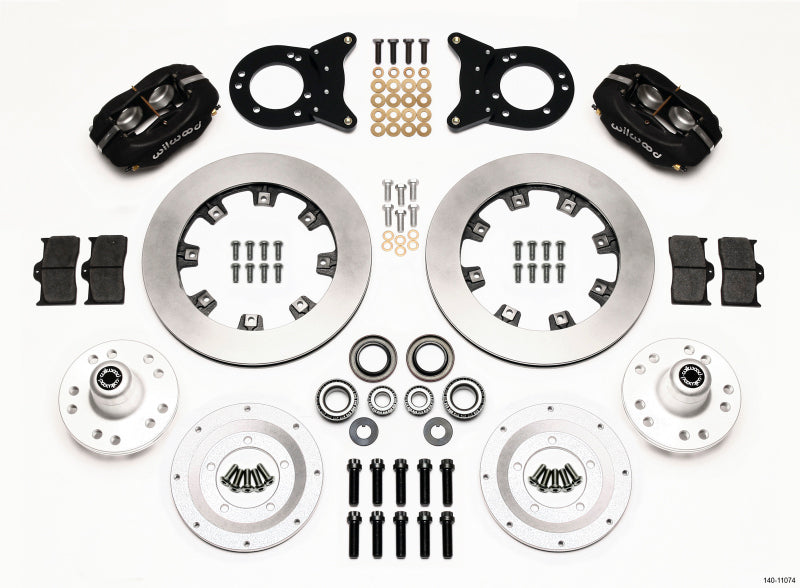Wilwood Forged Dynalite Front Kit 12.19in 1970-1973 Mustang Disc & Drum Spindle Wilwood