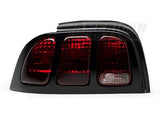 Raxiom 96-98 Ford Mustang Tail Lights- Black Housing (Smoked Lens)