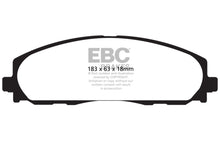 Load image into Gallery viewer, EBC 12+ Chrysler Town &amp; Country 3.6 Greenstuff Front Brake Pads - eliteracefab.com