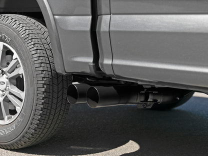aFe Rebel DPF-Back 409 SS Exhaust System w/Dual Black Tips 18-19 Ford F-150 V6 3.0L (td) aFe