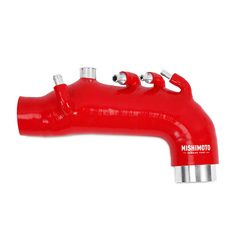 Mishimoto 08 Subaru WRX Red Silicone Induction Hose - eliteracefab.com