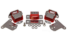 Load image into Gallery viewer, Energy Suspension 69-71 Camaro / 70-73 Monte Carlo Red Motor and Transmision Mounts; Chrome Finish