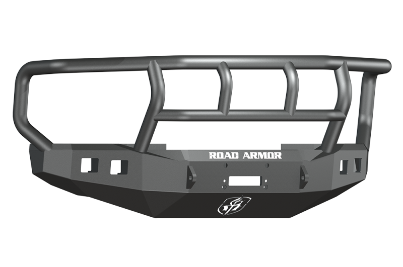 Road Armor 08-10 Ford F-250 Stealth Front Winch Bumper w/Titan II Guard Wide Flare - Tex Blk Road Armor