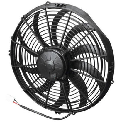 SPAL 1652 CFM 14in High Performance Fan - Pull / Curved (VA08-AP71/LL-53A) - eliteracefab.com