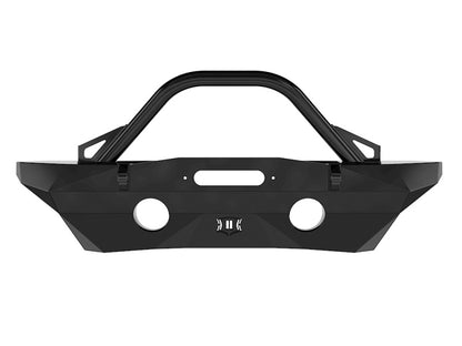 ICON 07-18 Jeep Wrangler JK Pro Series Mid Width Front Recessed Winch Bumper w/Bar/Tabs ICON