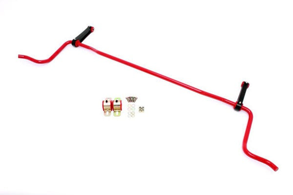 BMR SWAY BAR KIT REAR SOLID 22MM W/BUSHINGS & BILLET LINKS RED (05-10 MUSTANG/GT500) - eliteracefab.com