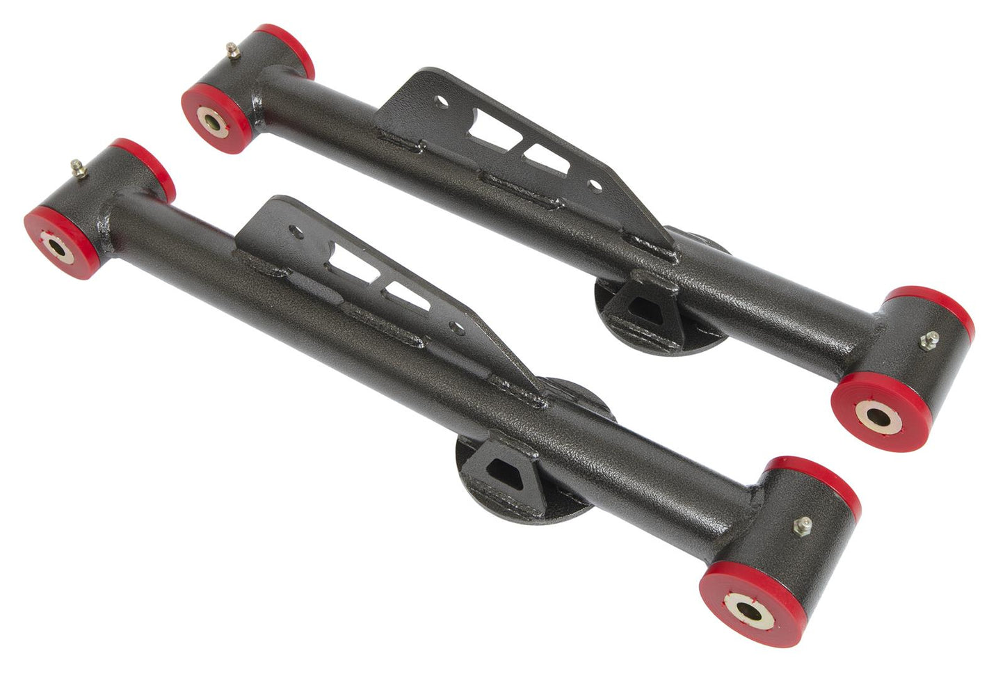 BMR LOWER CONTROL ARMS DOM NON-ADJ POLY BUSHINGS BLACK (79-98 MUSTANG) - eliteracefab.com