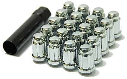 WHEEL MATE MUTEKI CLOSED END LUG NUTS – CHROME 12×1.25 - eliteracefab.com