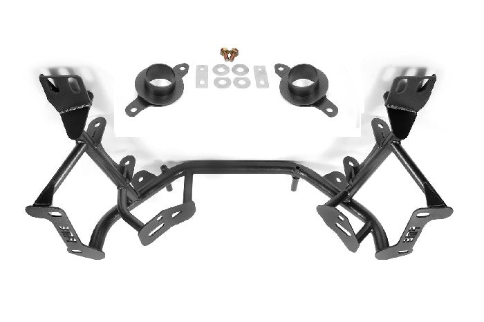 BMR 96-04 FORD MUSTANG K-MEMBER STANDARD VERSION W/ SPRING PERCHES - BLACK HAMMERTONE (1996-2004) - eliteracefab.com