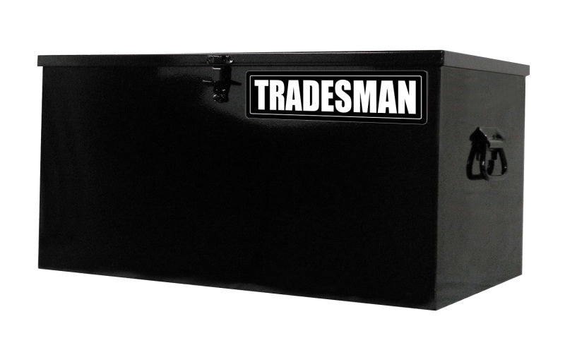 Tradesman Steel Job Site Box/Chest (Light Duty/Small) (24in.) - Black Tradesman