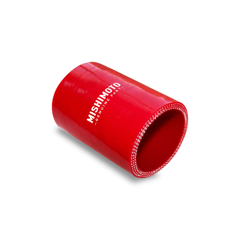 Mishimoto 3.5 Inch Straight Coupler - Red - eliteracefab.com