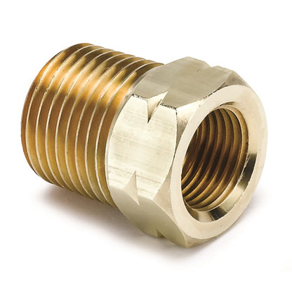 AutoMeter Fitting Adapter 1/2in. NPT Male Brass For Auto Gage Mech. Temp. 2372