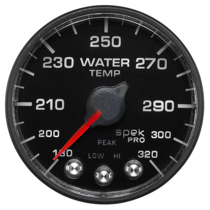 Autometer Spek-Pro - Nascar 2-1/16in Water Temp 180- 320F Bfb Ecu P552328-N1