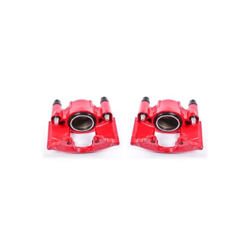 Power Stop 90-93 Cadillac Commercial Chassis Front Red Calipers w/o Brackets - Pair - eliteracefab.com